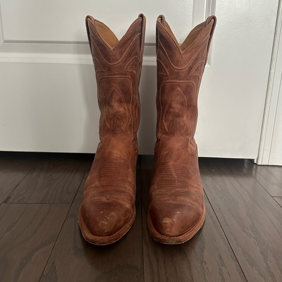 Women’s Leather Cowboy Boots - Picture 2 of 5
